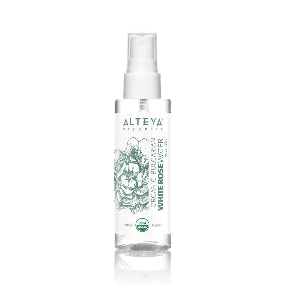 Alteya’s 100% pure, steam distilled white rose water is made of fresh, organic Rosa Alba blossoms, one of the rarest oil-bearing roses. As compared to our pink Rosa Damascena water, this one has lighter and more delicate floral aroma. It carries all the fragrance complexity of the white Rose Alba. By using a unique distillation technique, which embodies century-old traditions and modern technologies, we distill a special grade white rose flower water that preserves the biodynamic energy of the rose plant.