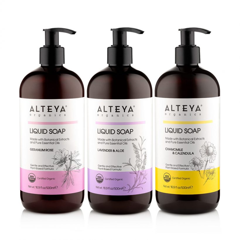 ORGANIC LIQUID SOAPS SET