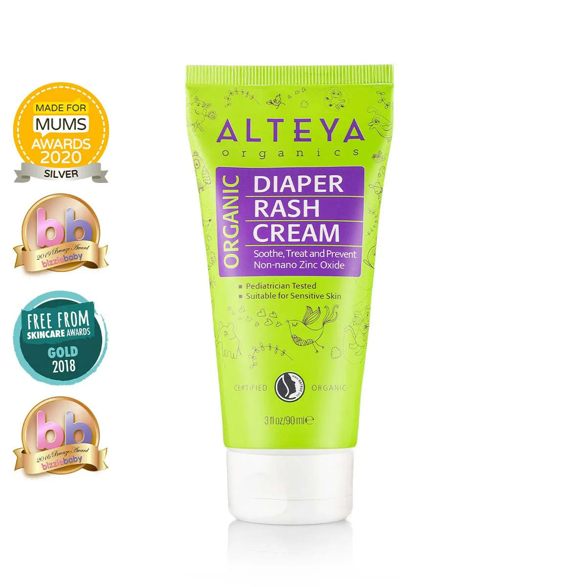 This daily safe and effective balm is created specifically for kids and babies without any harmful ingredients. This gentle cream hydrates and soothes delicate skin.