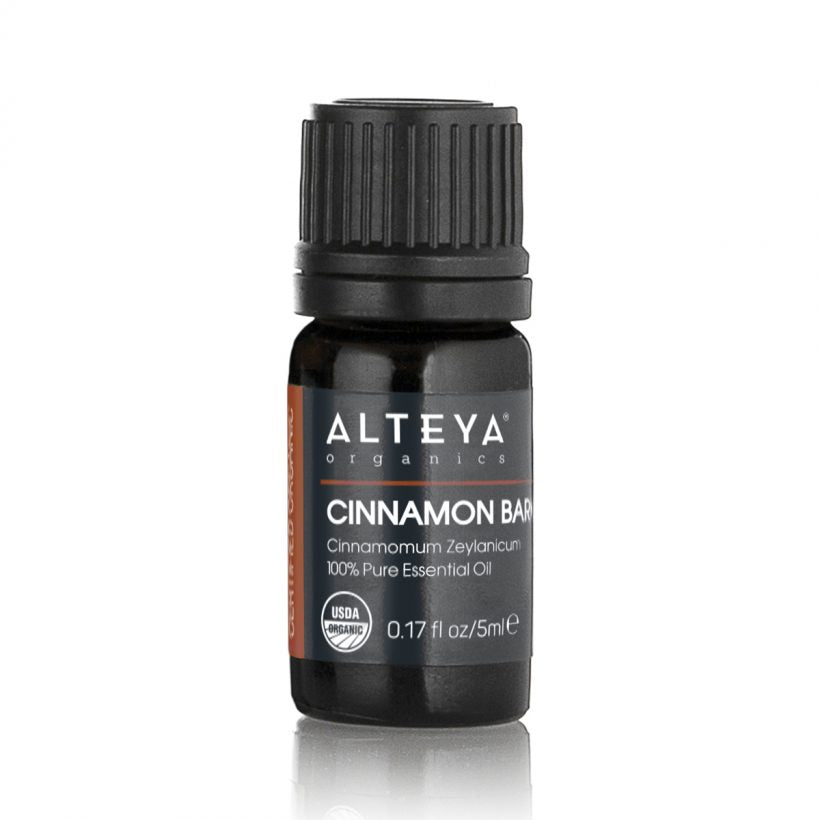 Cinnamon is a well-known spice, widely used not only for culinary, but also for therapeutical purposes, and traditional and herbal medicine. This essential oil is derived from the small evergreen tree, called Cinnamomum Zeylanicum. The bark of the tree is steam-distilled to produce the oil, which is quite time- and labor- consuming process.