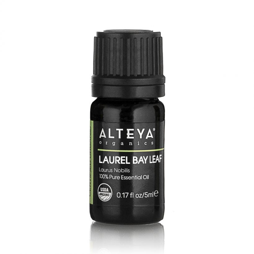Laurel Bay Leaf oil is steam distilled from the leaves of the tall evergreen tree Laurus Nobilis that grows in the Mediterranean region and in Eastern Europe.The history of Laurel Bay Leaf goes back to Ancient Greece and Rome when it was used a symbol of glory and courage. The laurel leaf itself was believed to have spiritual and physical cleansing properties.