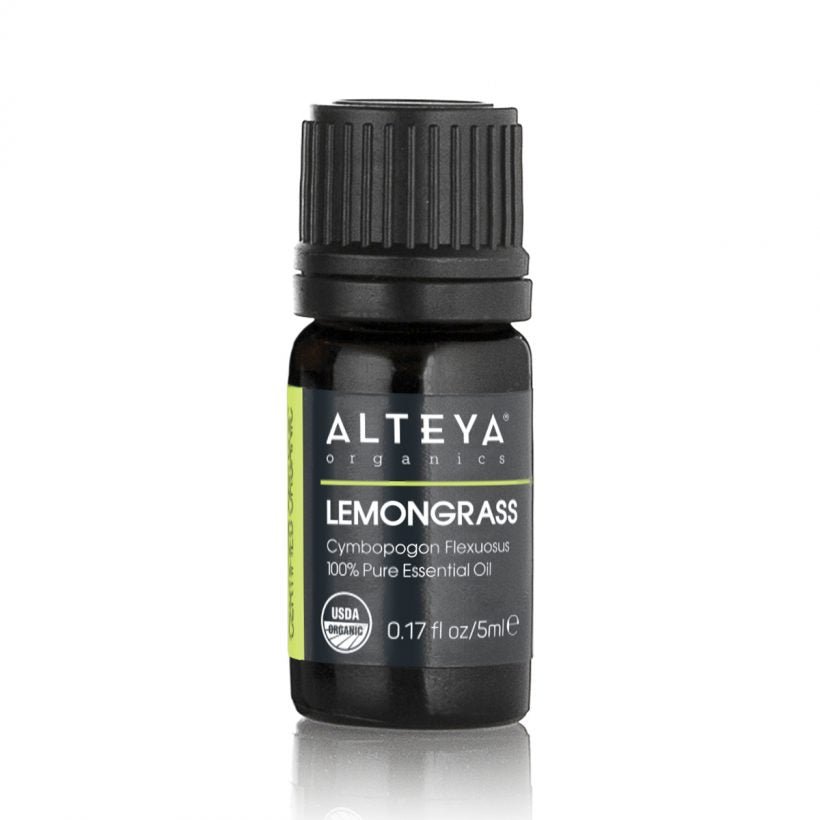 Lemongrass essential oil is extracted from the leaves of Cymbopogon Flexuosus plant by steam distillation. The oil has sweet, citrus scent.  Used in aromatherapy, lemongrass essential oil is known to revitalize the body and sooth symptoms of over tiredness. It is also reputed to relieve headaches and help fight stress.