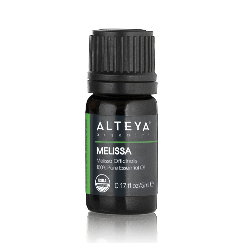 Melissa (lemon balm) essential oil is derived from Melissa Officinalis plant through steam distillation . The oil has yellow to amber- yellow colour and fresh, herbaceous, lemony scent.