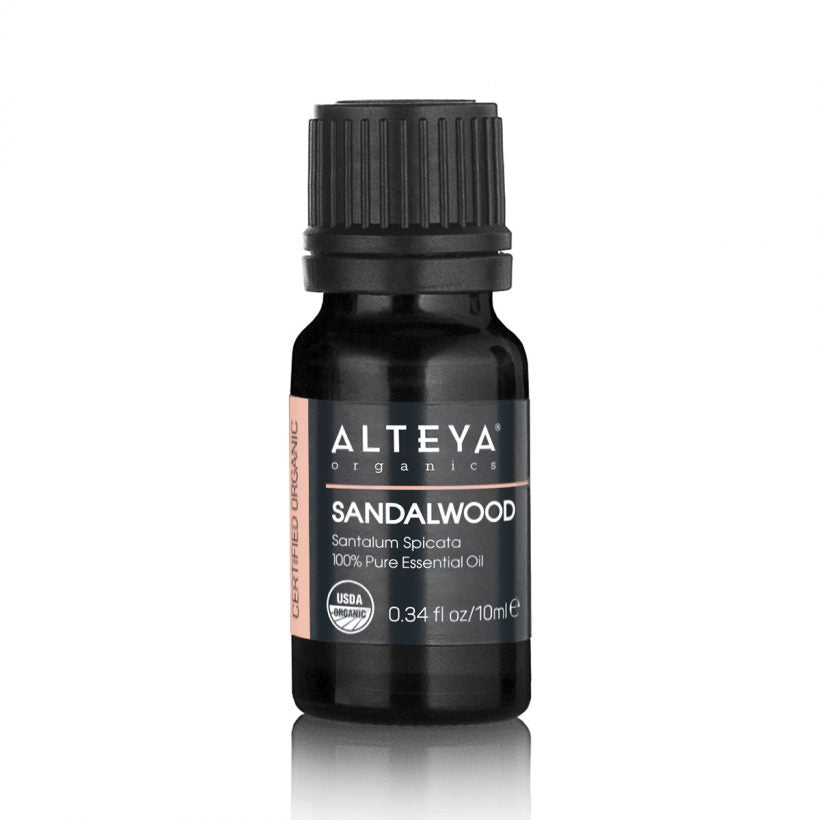 Sandalwood oil is known to relieve itchy and dehydrated skin. It is also known to help minimize the appearance of scars, acne, and insect bites. Used cosmetically sandalwood essential oil is reputed to have a soothing, balancing, and purifying effect on skin.