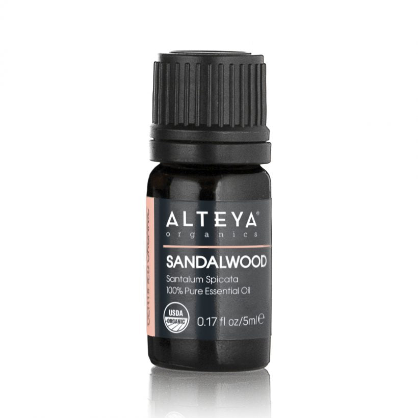 Sandalwood essential oil is obtained through steam distillation of chips and billets cut from the heartwood of Santalum Spicatum plant. The oil is one of the most expensive essential oils and is highly valued for its sophisticated, long-lasting, seductive aroma. Used in aromatherapy this relaxing oil has harmonizing and calming effect which helps relieve pressure. It is very recommended in cases of depression, excessive stress, and anxiety.