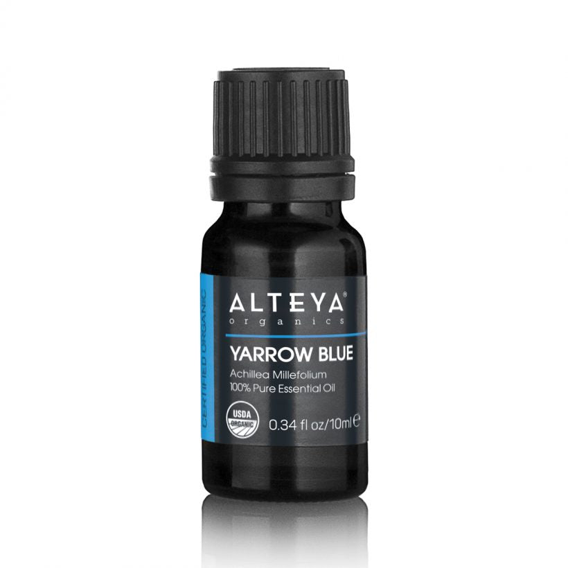 Organic Yarrow Blue essential oil is widely used in the perfumery and cosmetic industries as well as in different medications.