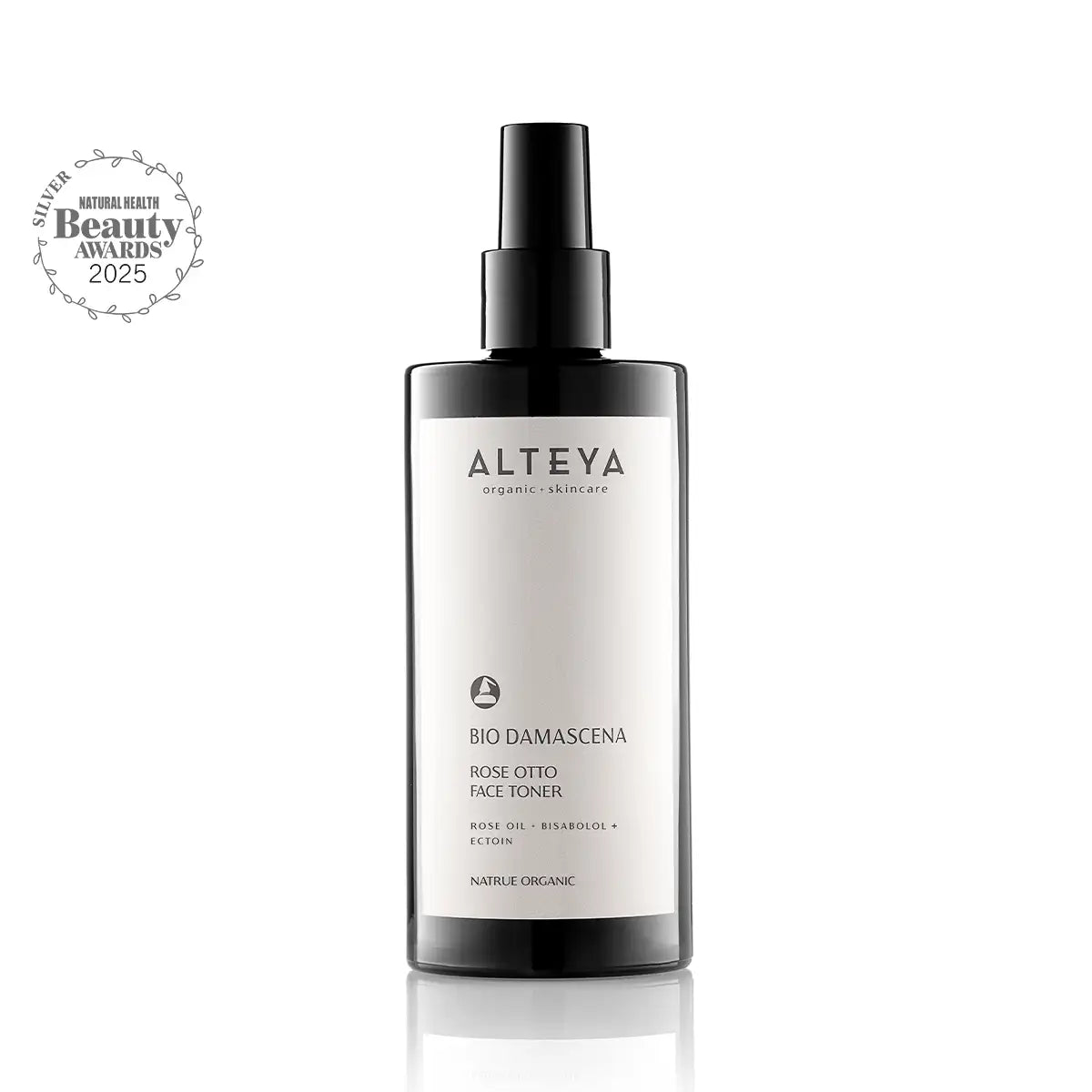 rose Otto face toner helps balance skin and clarify complexion for a healthy-looking, fresh, and dewy appearance