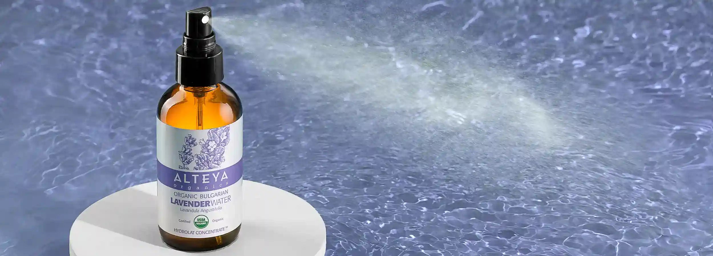 What is lavender water and what is its role in skincare desktop