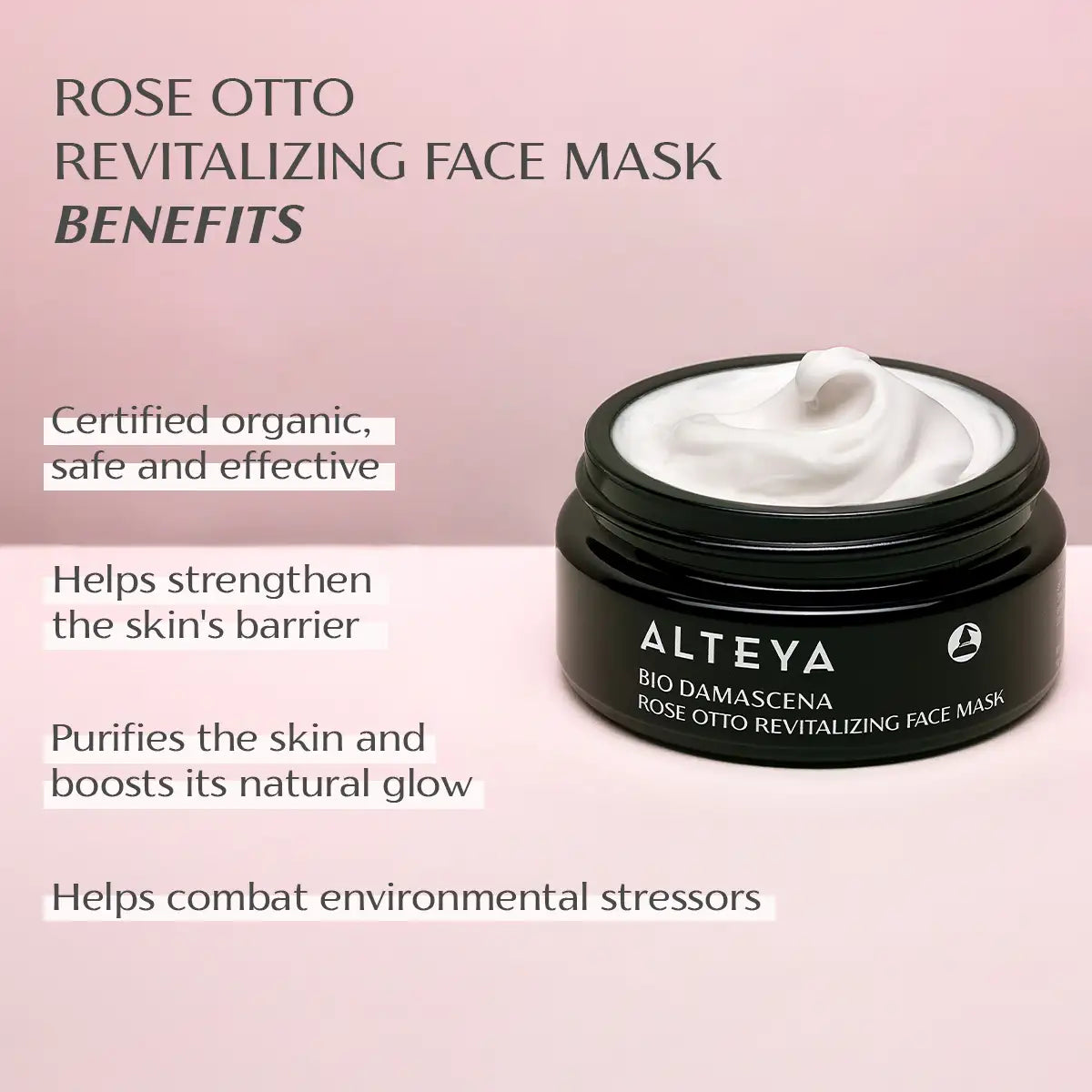 benefits rose otto revitalizing face mask bio damascena