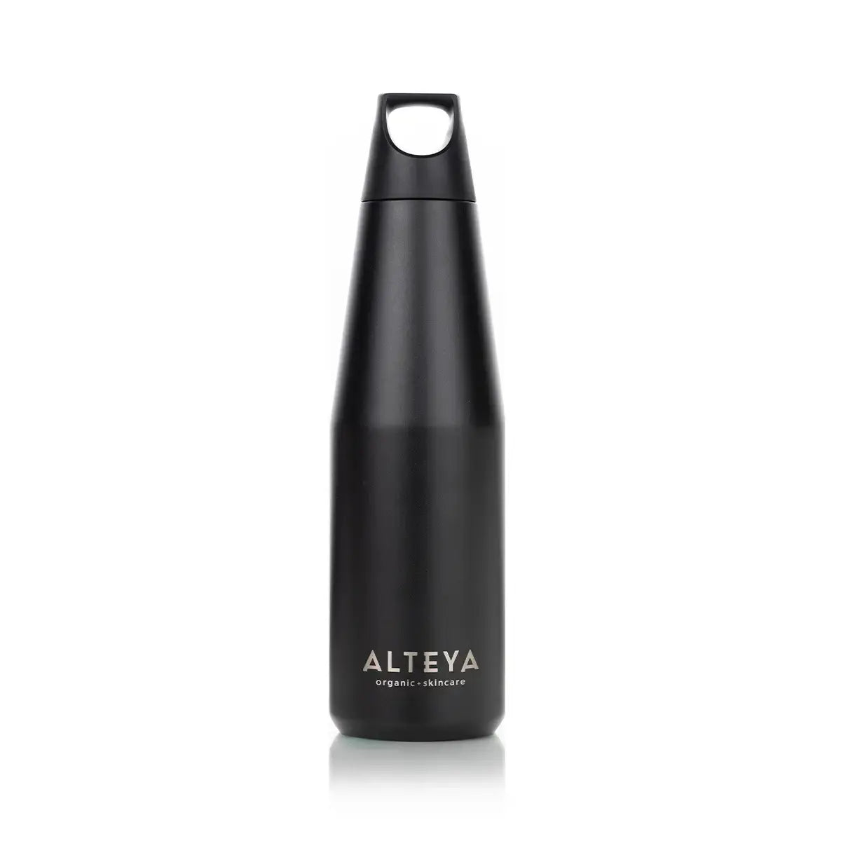black Alteya stainless steel thermal water bottle 1080 ml