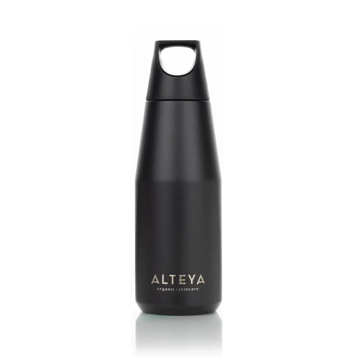 black Alteya stainless steel thermal water bottle 580 ml