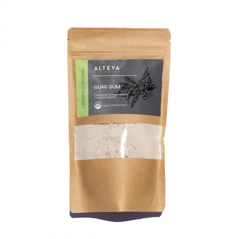If using as a thickener, it is best to first make a slurry of the guar gum and a small amount of liquid (oil or other type of fat) before incorporating into the larger batch. This will help eliminate clumping. Once the polymer is fully dispersed, full viscosity will develop within 15 minutes to one hour.