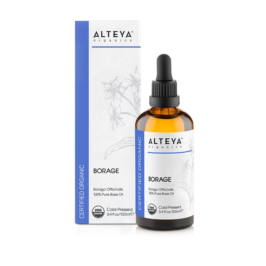 organic-carrier-oils-borage-oil-100-ml-with-box - Skin Application—apply a few drops daily or as needed to entire face – on its own or after water-based treatments. Use only as directed on unbroken skin.  Hair Application—add a few drops on the scalp and hair lengths. Let it stay for 30 min to an hour. Then wash with shampoo.