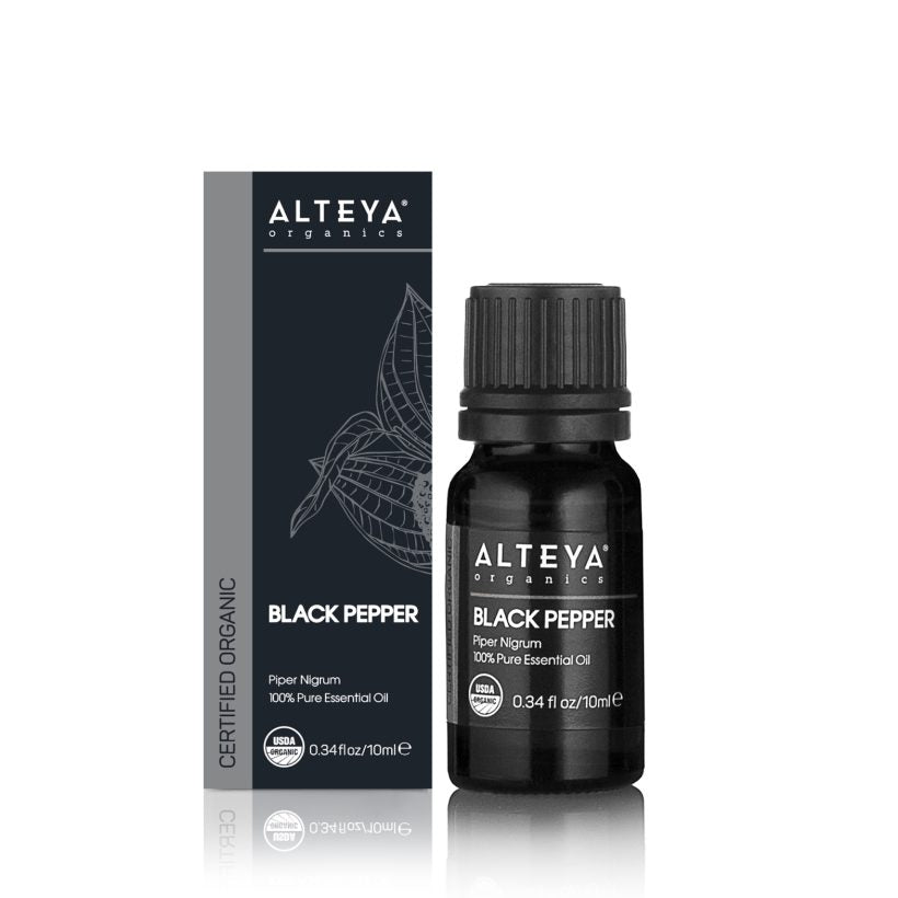 Black pepper oil combines well with bergamot, frankincense, geranium, lavender, clove, juniper, sandalwood, and cedar wood.