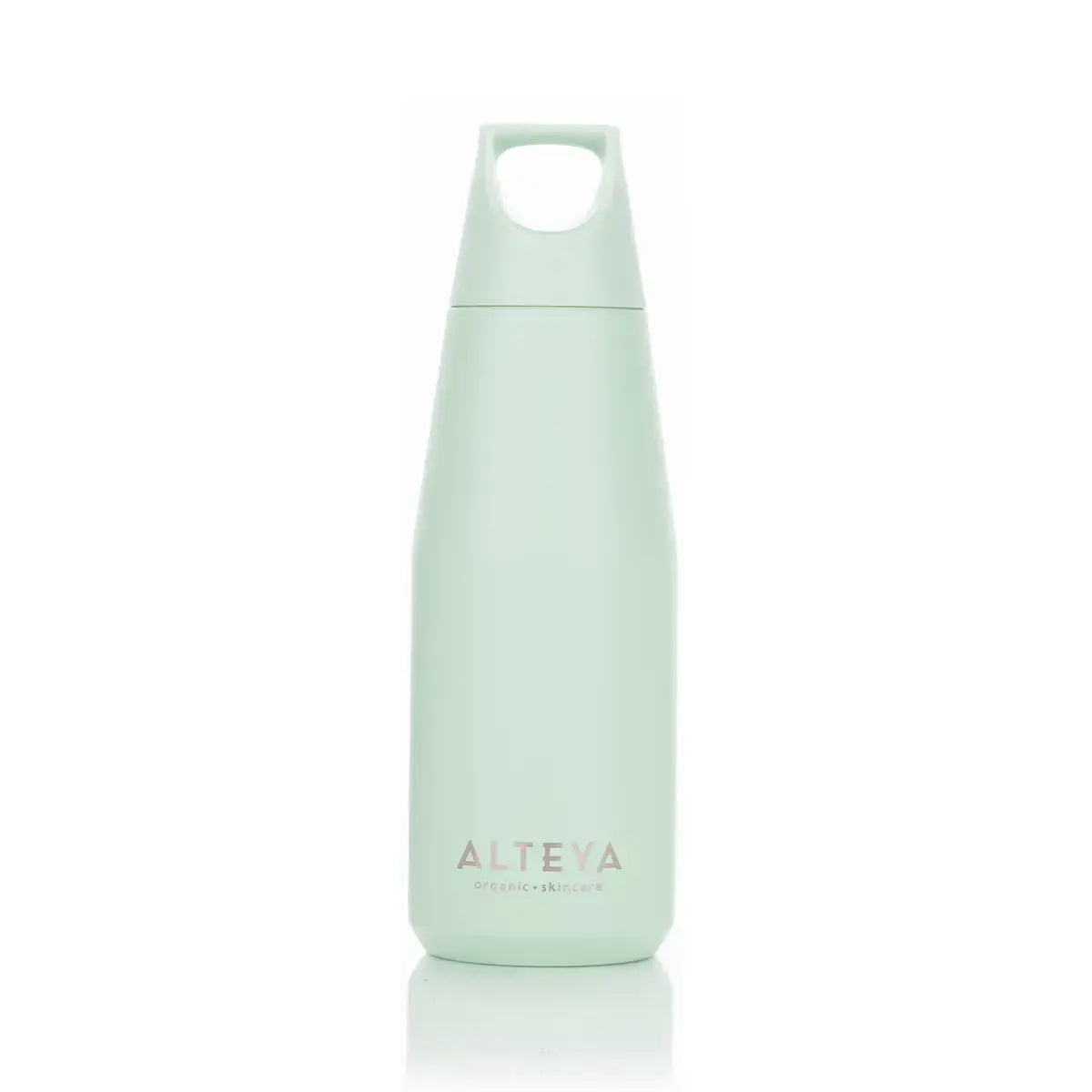 pale green Alteya stainless steel thermal water bottle 580 ml