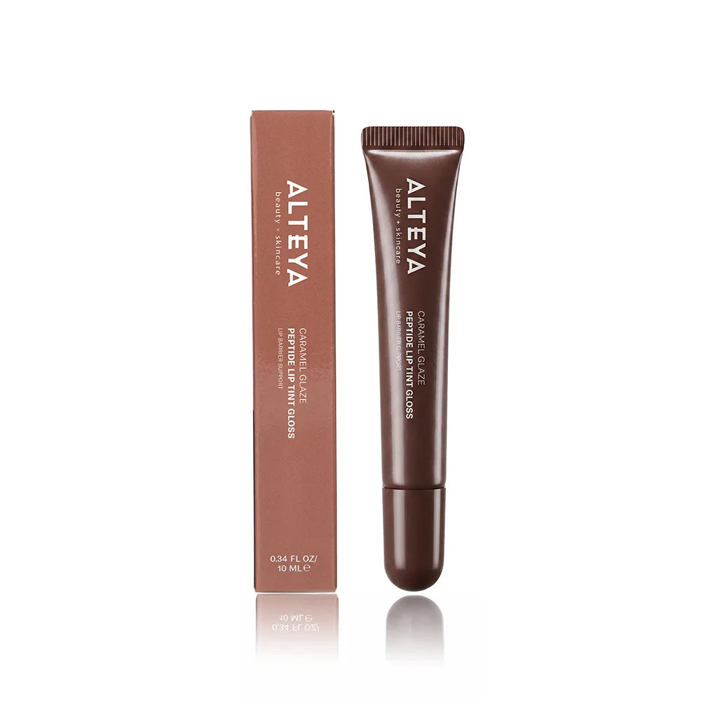 peptide lip tint gloss caramel glaze box