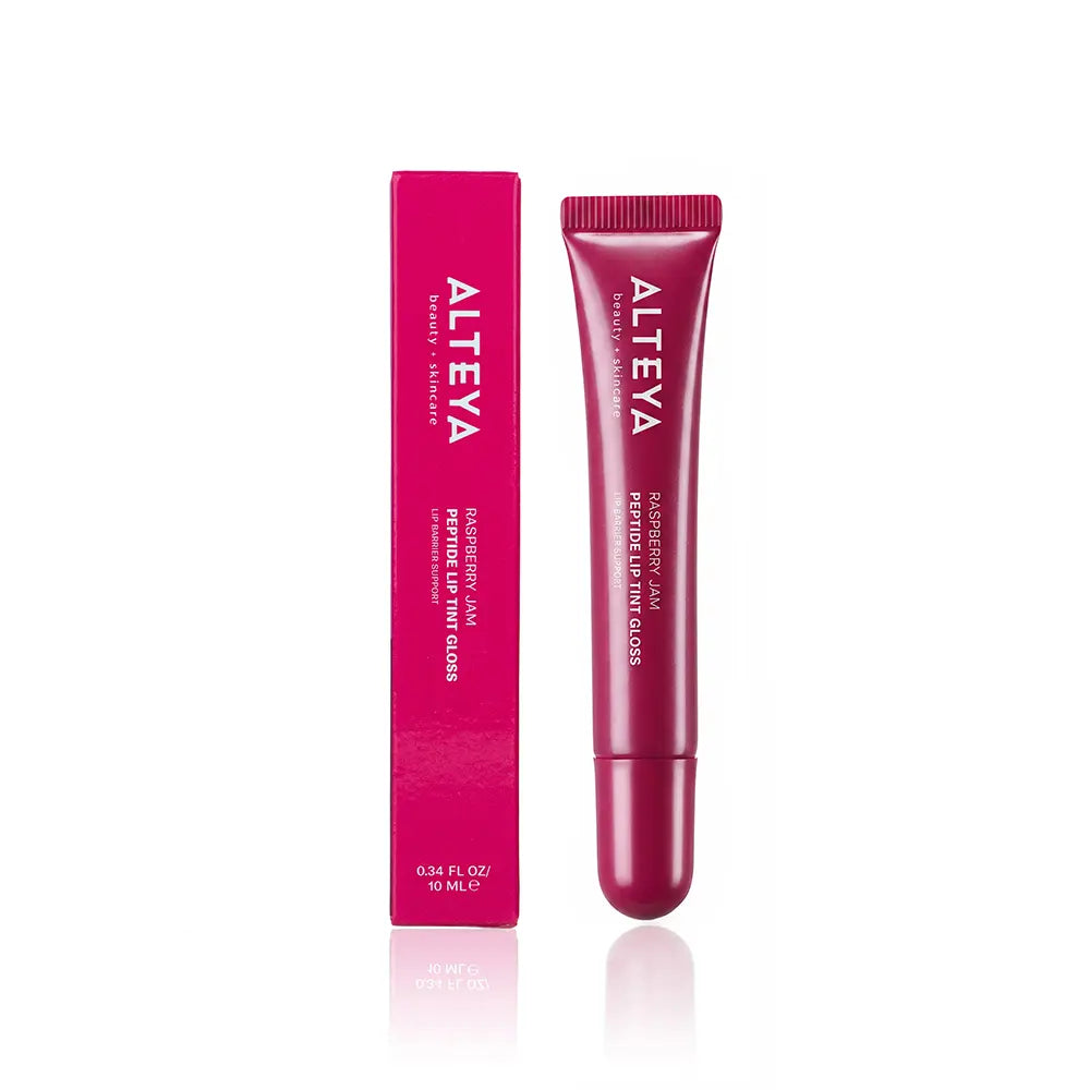 peptide lip tint gloss raspberry jam box