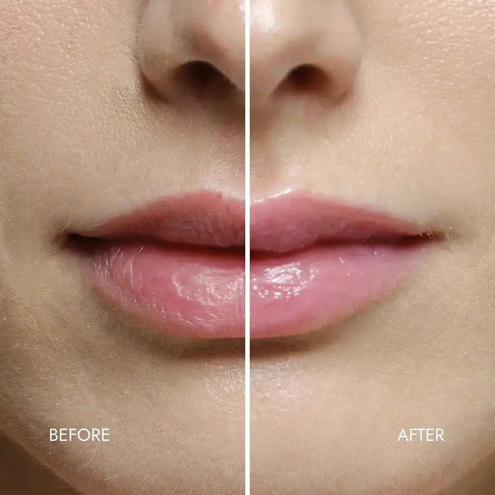 peptide lip tint gloss rose sugar jelly before after
