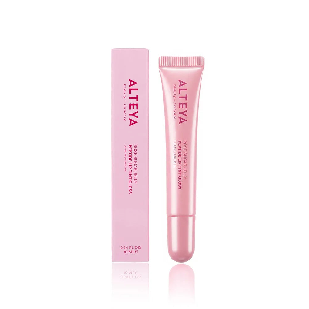 peptide lip tint gloss rose sugar jelly box