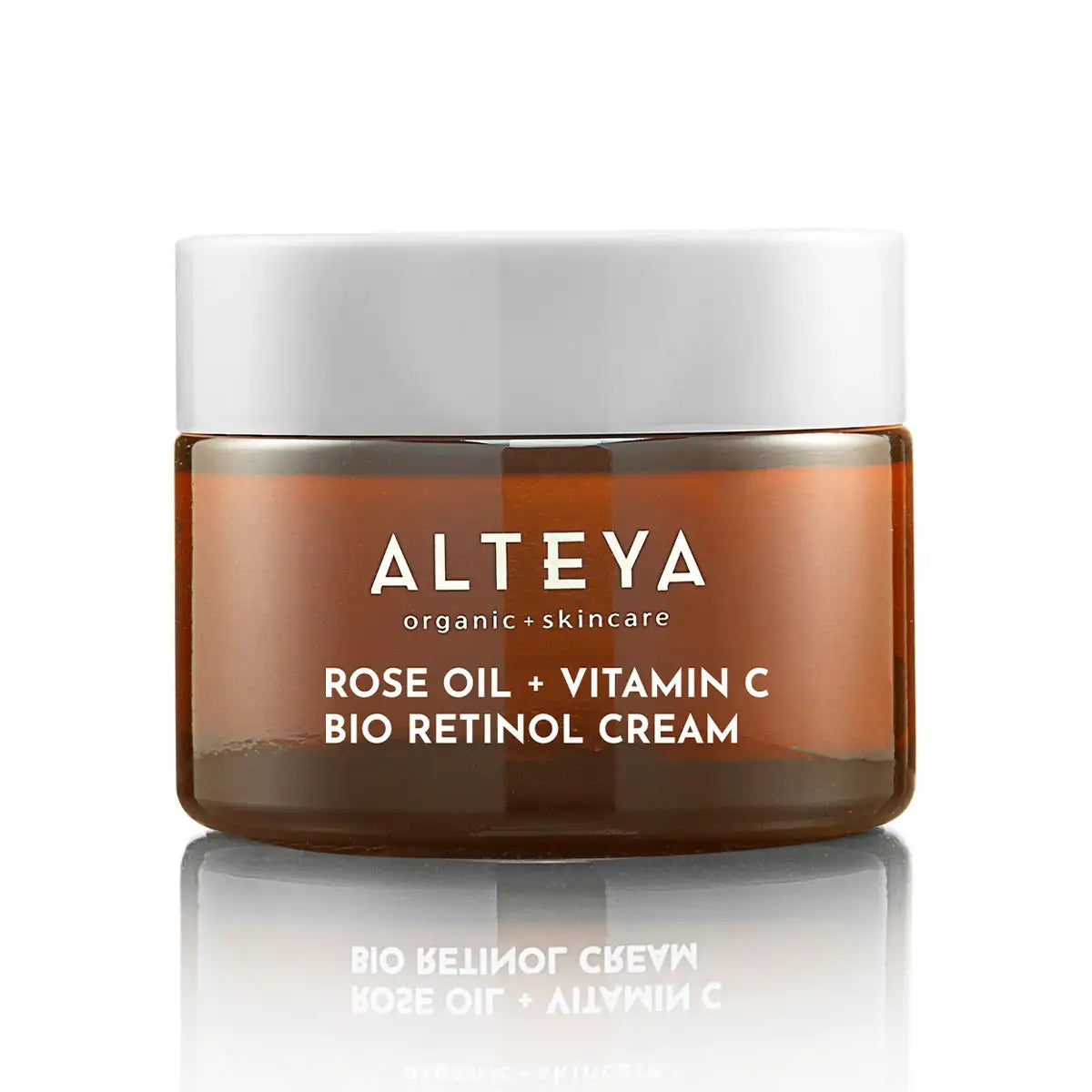 rose oil and vitamin c bio retinol cream luminous rose