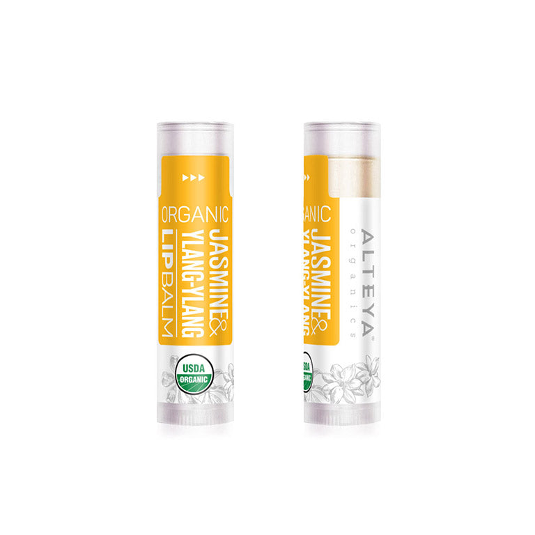 organic lip balm jasmine & ylang-ylang