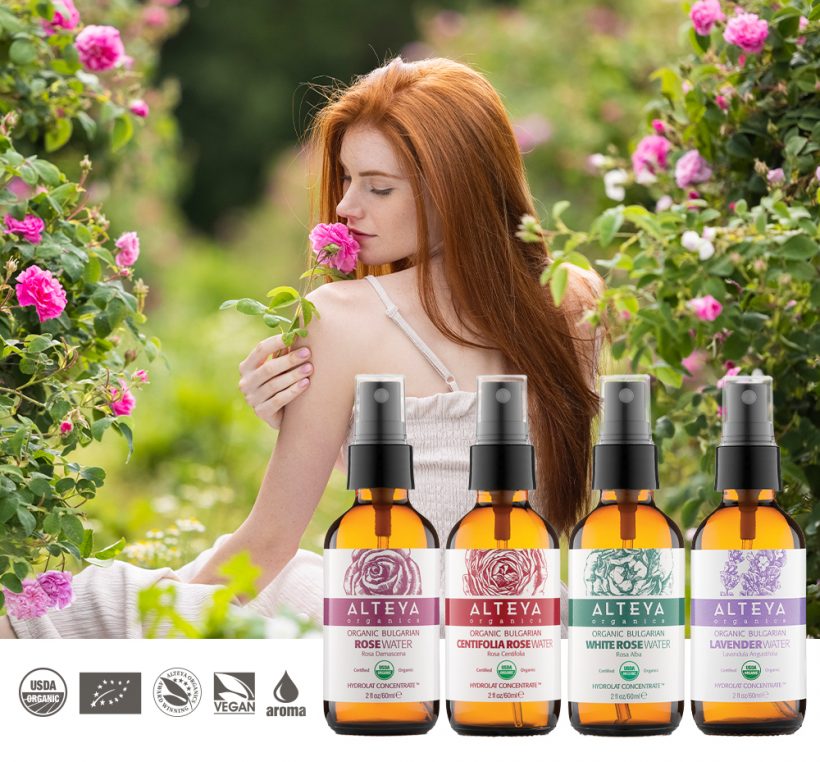 Floral-Waters-Organic-Hydrating-Flower-Water-Collectio-6-bottles-60ml-in-a-box-Alteya-Organics