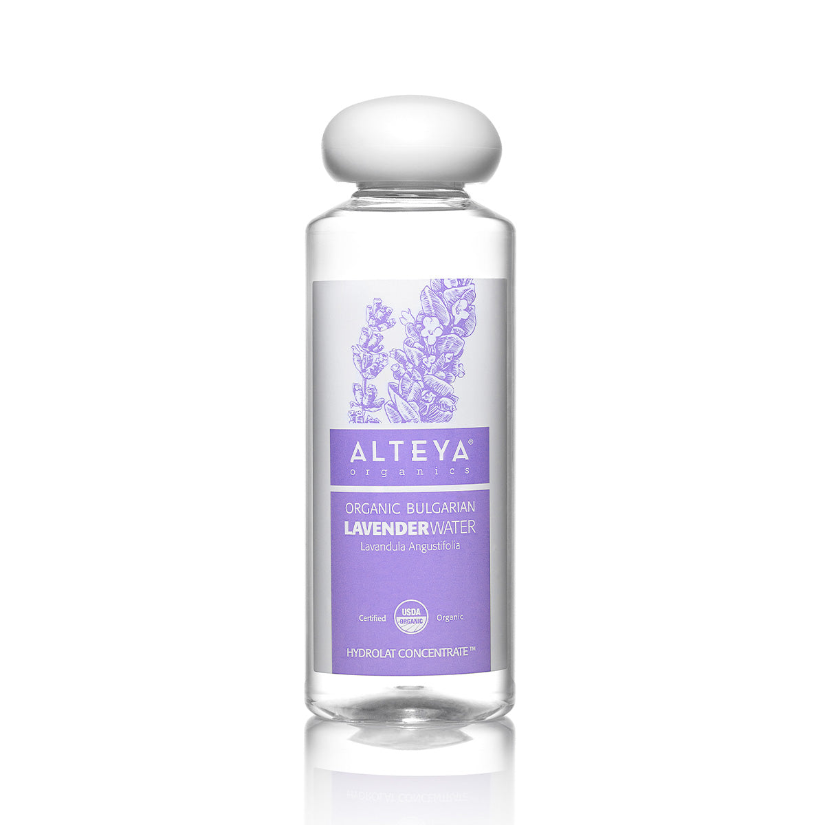 Alteya’s 100% pure, steam distilled lavender water is made of fresh, organic lavender blossoms – one of the most valuable and widely used essential oil-bearing plants. By using a unique distillation technique, which embodies century-old traditions and modern technologies we distill special grade lavender flower water that preserves the biodynamic balanced energy of the plant.