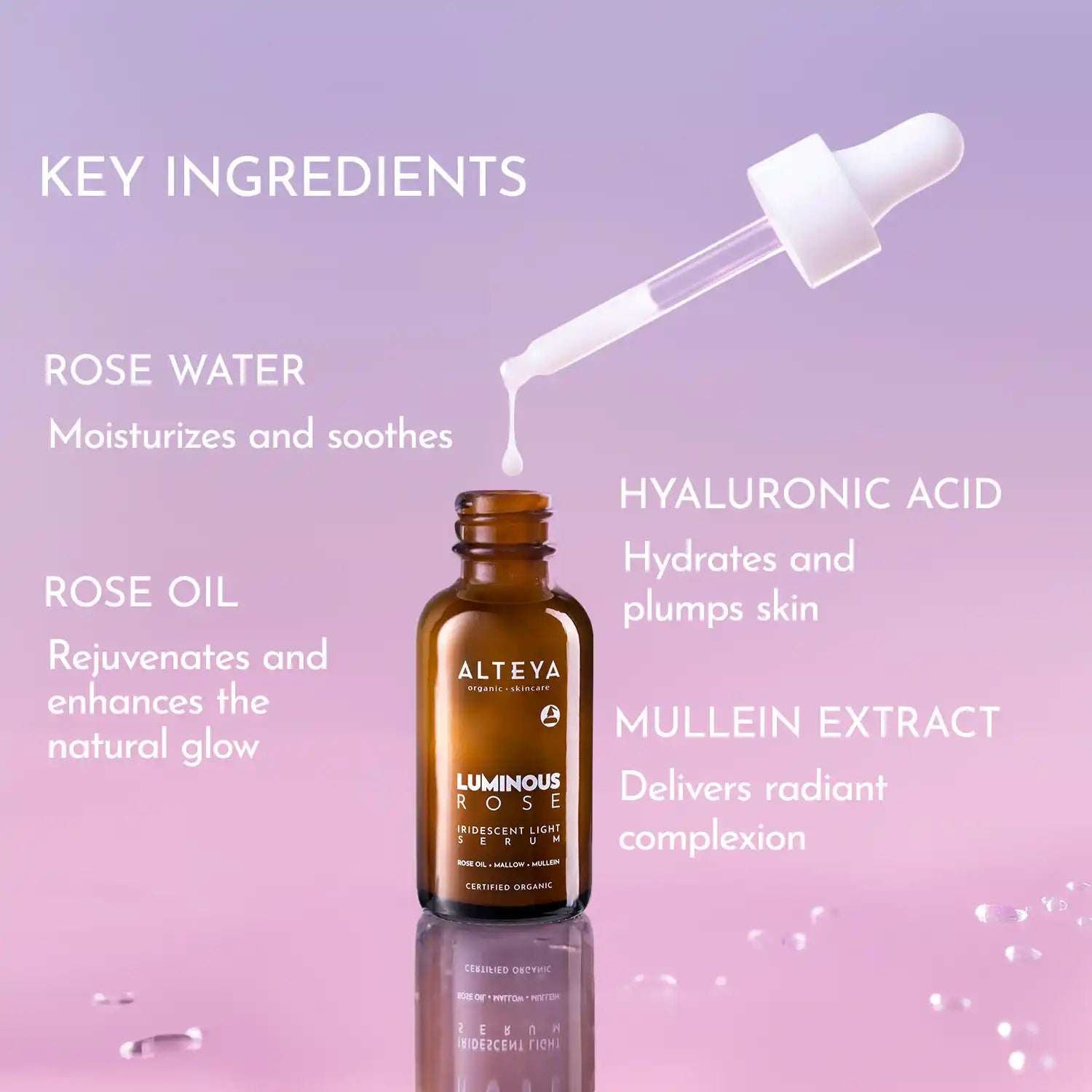 Luminous rose Serum Key Ingredients