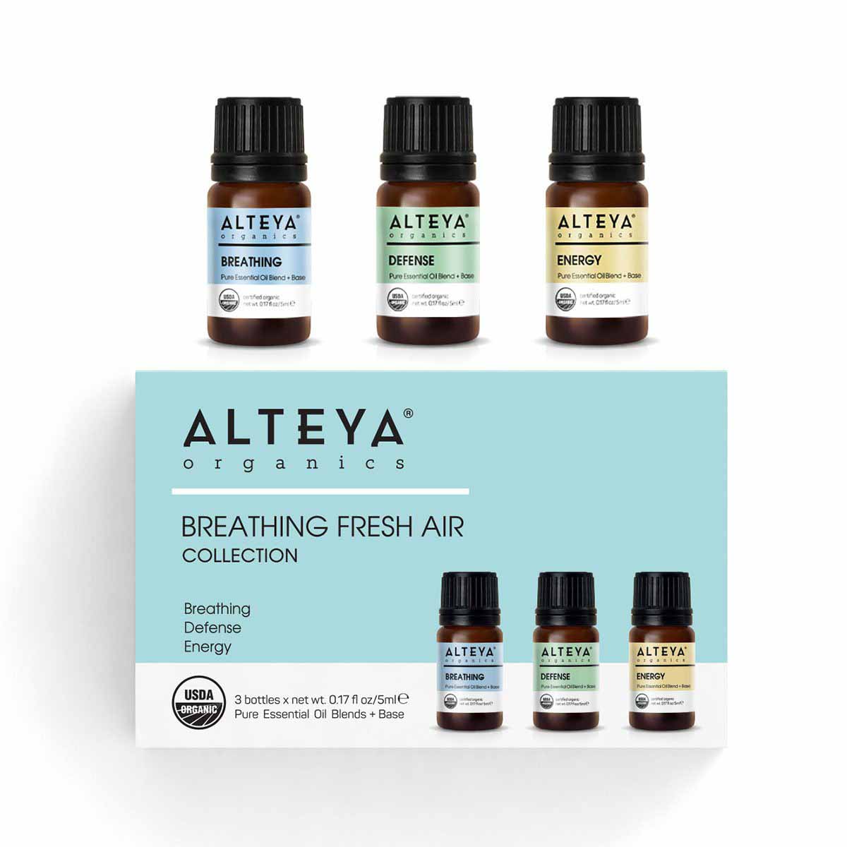 Breathing blend has a refreshing, cool aroma and contains essential oils of Eucalyptus, Peppermint, Lavender, Tea Tree.