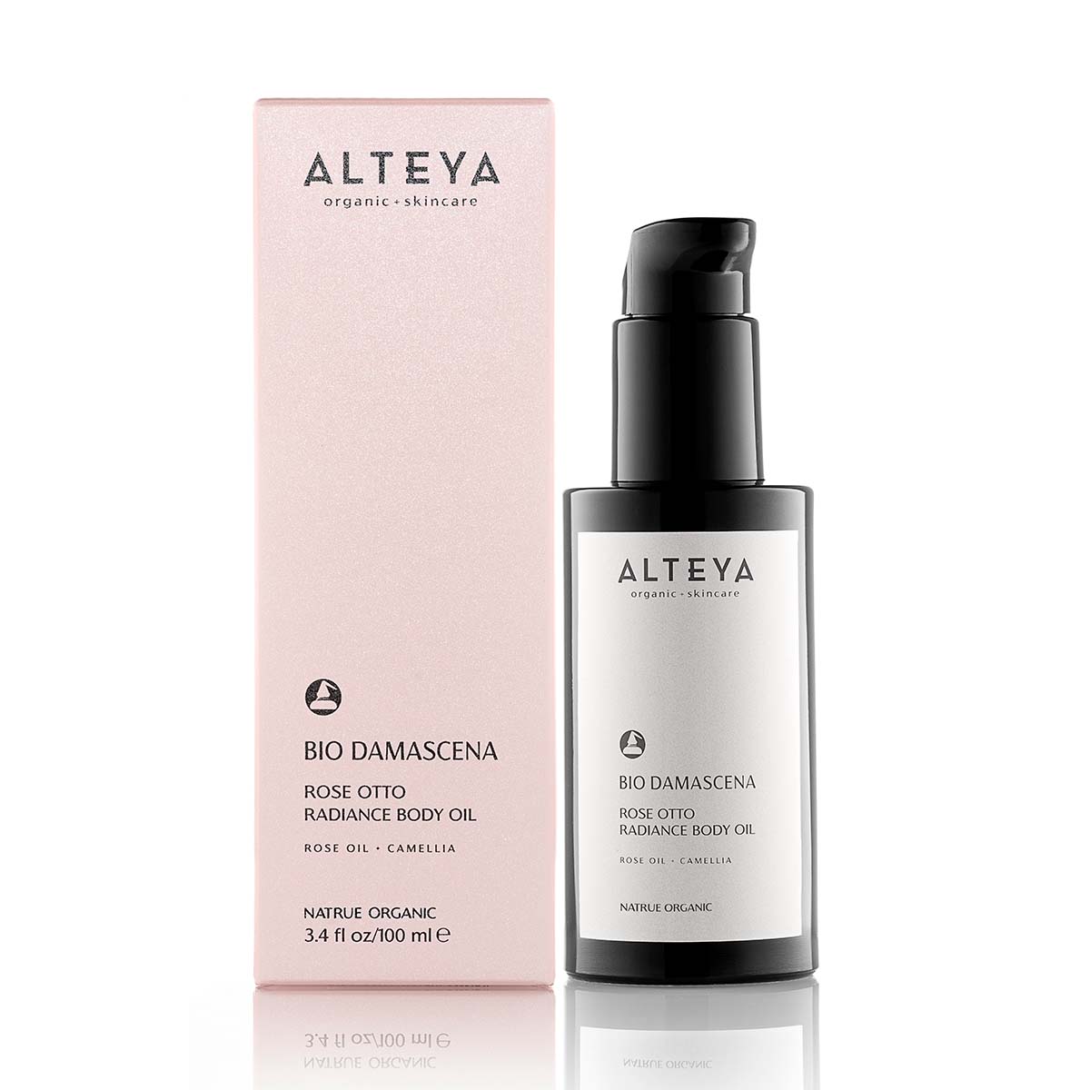 Rose Otto Radiance Body Oil Bio Damascena Alteya Organics