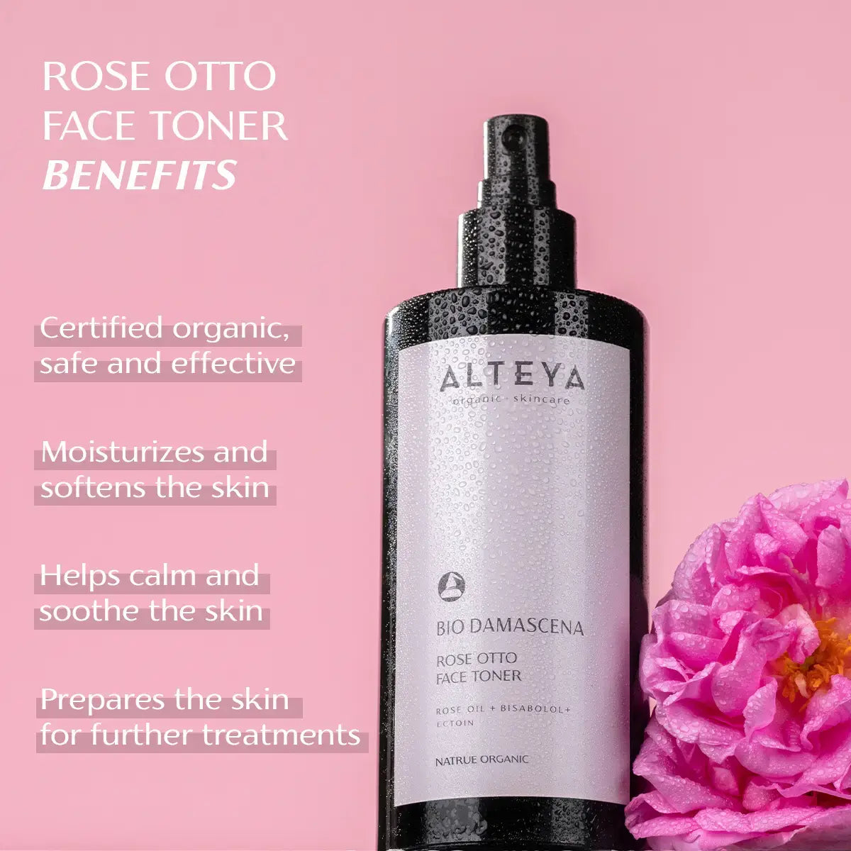 rose otto face toner