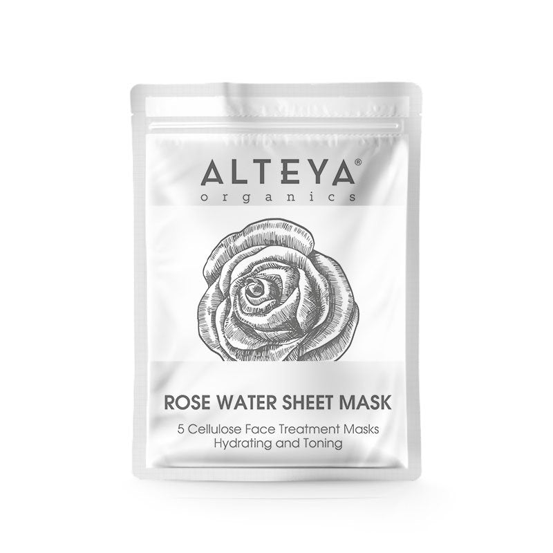 rose water sheet mask alteya organics