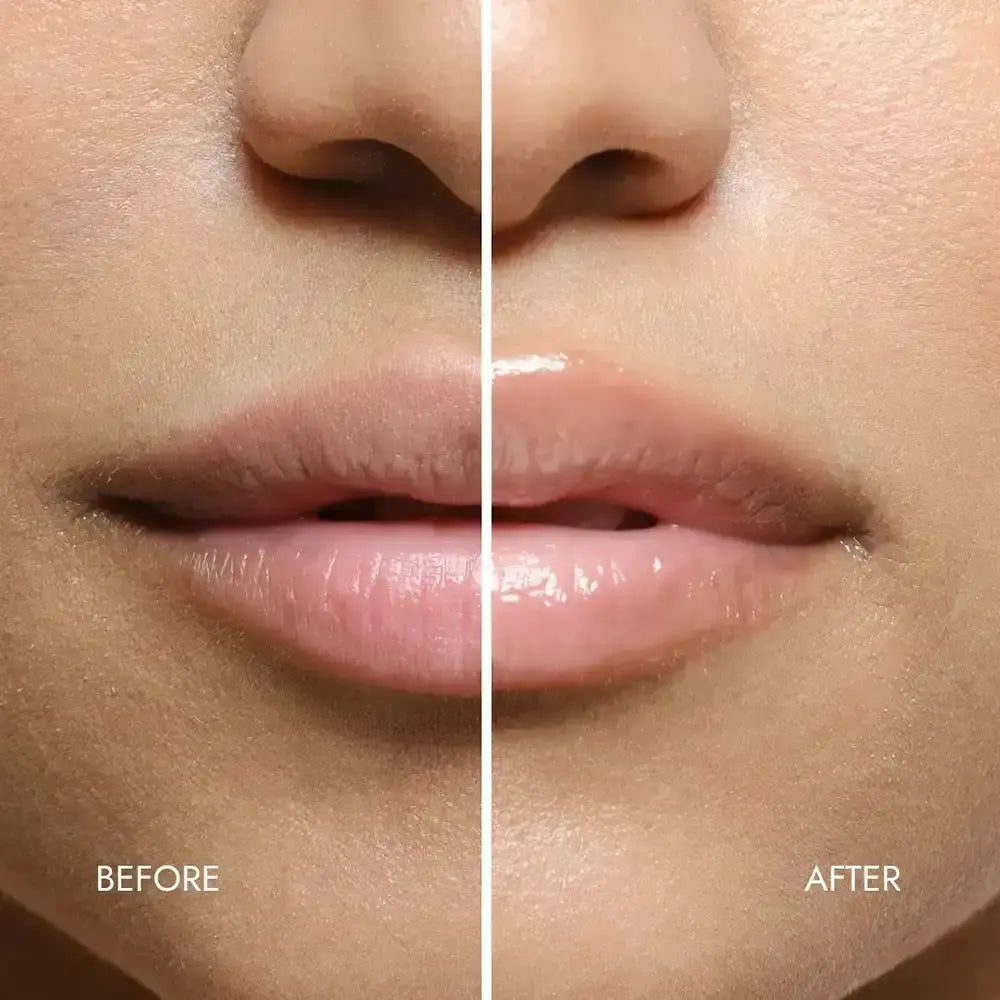 ceramide lip butter balm bare yuzu glaze before after