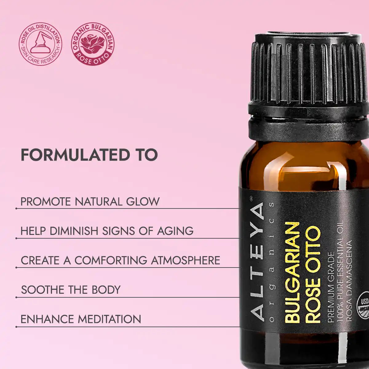usda organic bulgarian rose oil