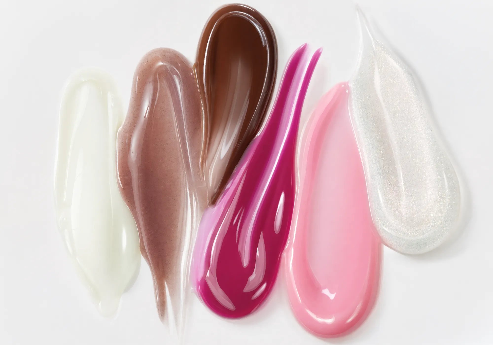 Textures of lip glosses