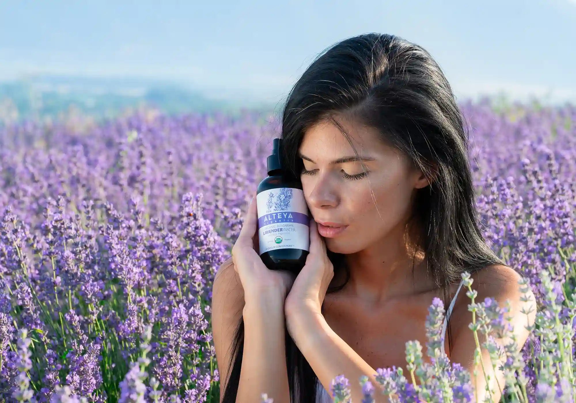 Organic lavender water