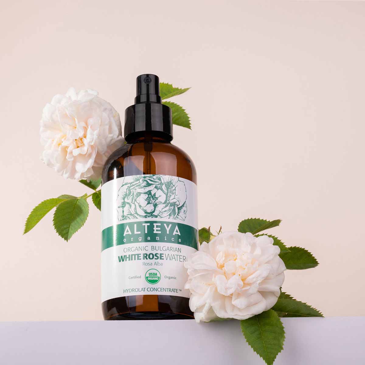 organic rosa alba 240 ml alteya organics