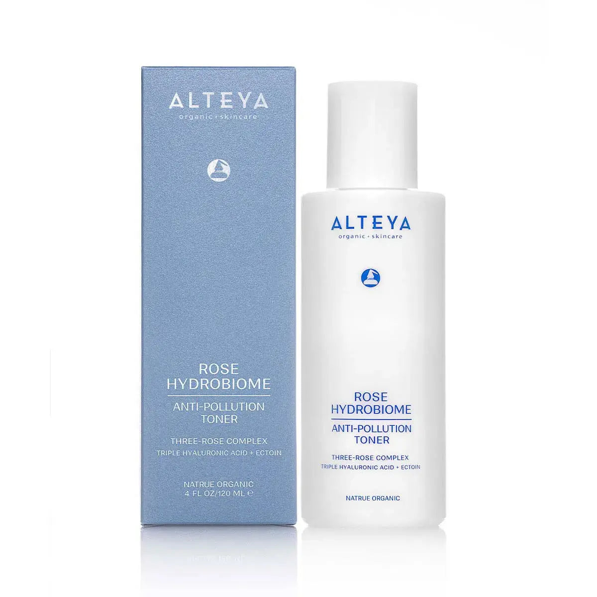 Anti-Pollution Toner based on Rosa Damascena Water hydrates, balances, and softens skin