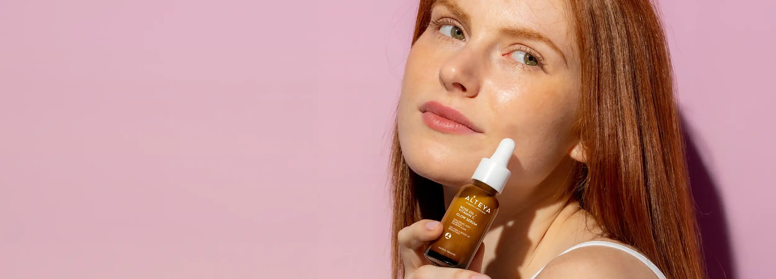 Luminous rose serum