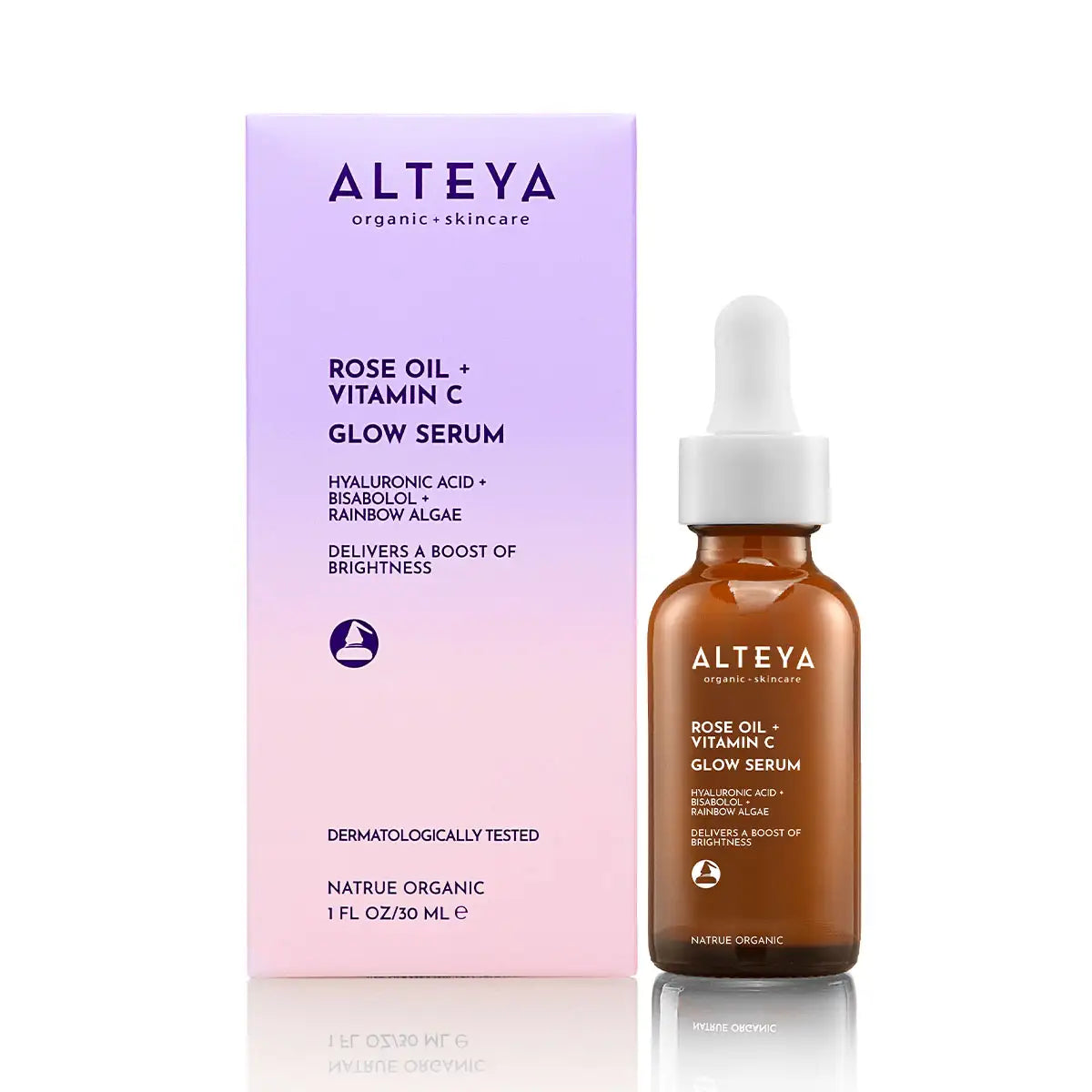 rose oil and vitamin c glow serum luminous rose box