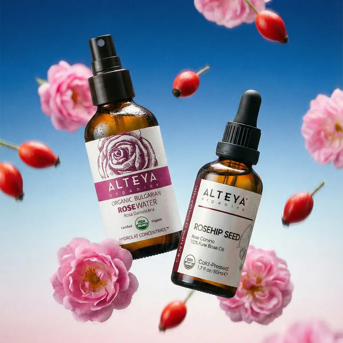 rose water rosehip oil alteya organics
