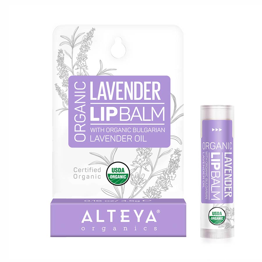 Alteya’s Lavender Lip Balm helps nourish and hydrate delicate skin to improve lip elasticity and suppleness. It may help protect lips from the damaging effects of cold weather and wind. The rich botanical mix provides the needed relief to cracked, dry lips.