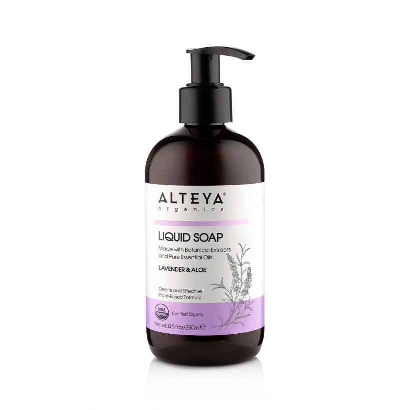Hair-and-body-care-liquid-soaps-Organic-Liquid-Soap-Lavender-Aloe-250-ml-alteya-organics